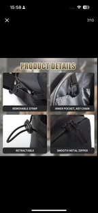 Magnetic Gym Bag Organizer