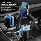 Car Cup Holder with 360° Rotation & Adjustable Arm