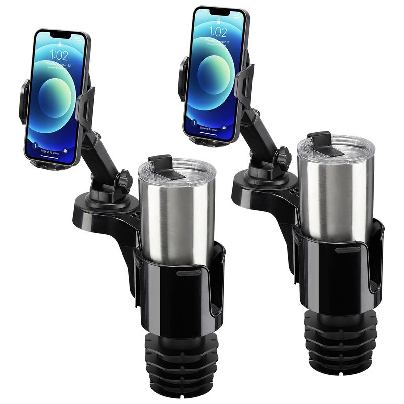 Car Cup Holder with 360° Rotation & Adjustable Arm