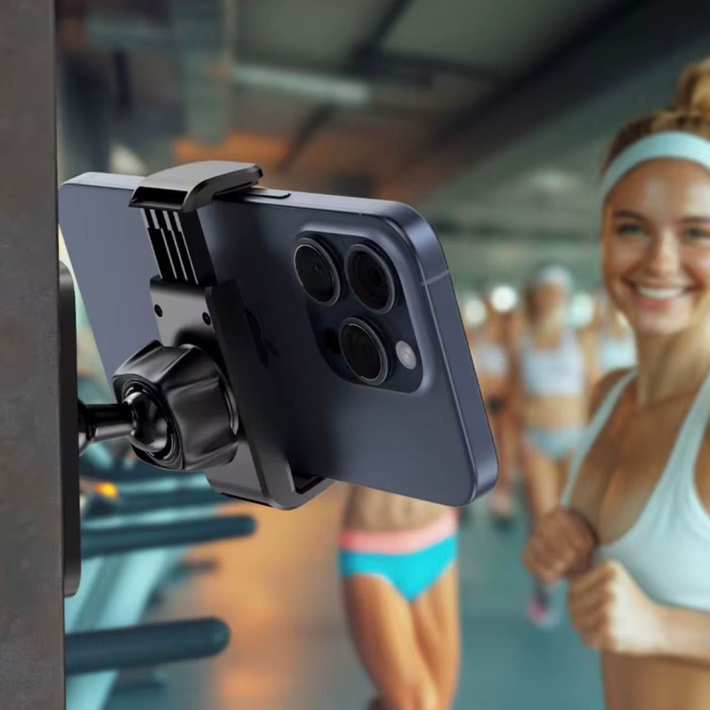 Magnetic Phone Holder - 360 Degree Adjustable, Strong Portable Phone Mount for Gym Home Work.