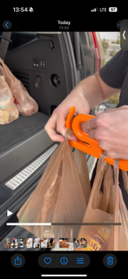 POWER GRIPS Grocery Bag Holders