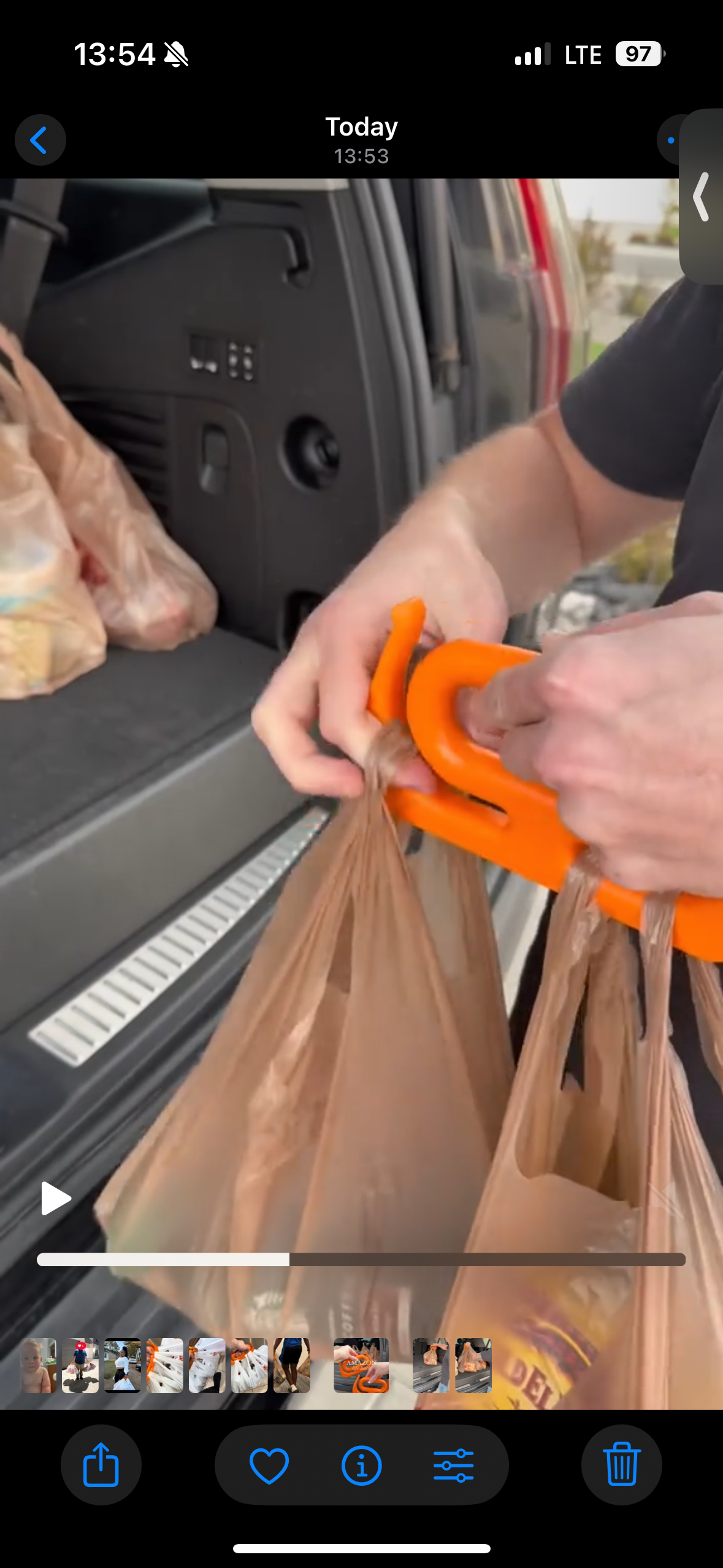 POWER GRIPS Grocery Bag Holders