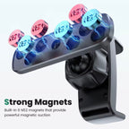 Magnetic Phone Holder - 360 Degree Adjustable, Strong Portable Phone Mount for Gym Home Work.