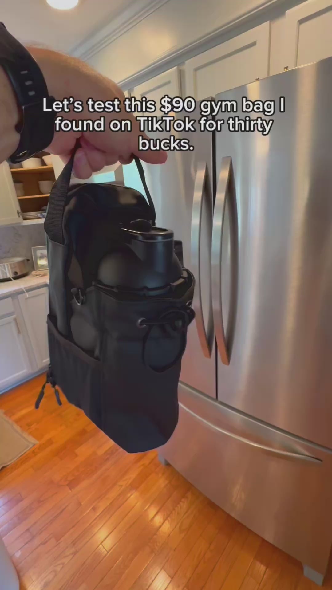 Magnetic Gym Bag Organizer