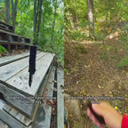 Carbon Fiber Pattern Metal Handle OTF Pocket Knife