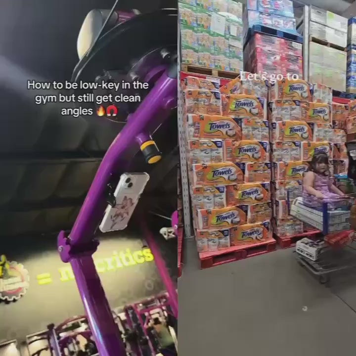 Magnetic Phone Holder - 360 Degree Adjustable, Strong Portable Phone Mount for Gym Home Work.