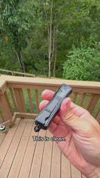 Carbon Fiber Pattern Metal Handle OTF Pocket Knife